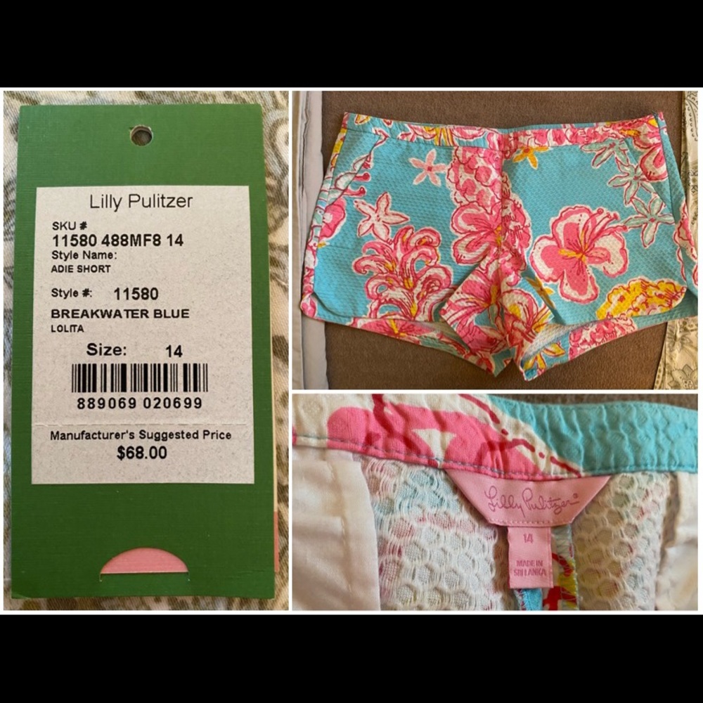 Lilly Pulitzer Adie Shorts Lolita 14